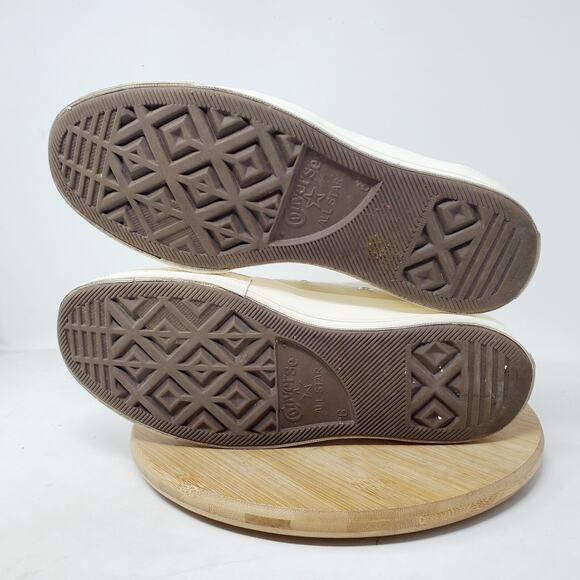 Converse Chuck Taylor Comme de Garcons Shoes Womens 8 Sneaker Off White Low - Picture 12 of 14